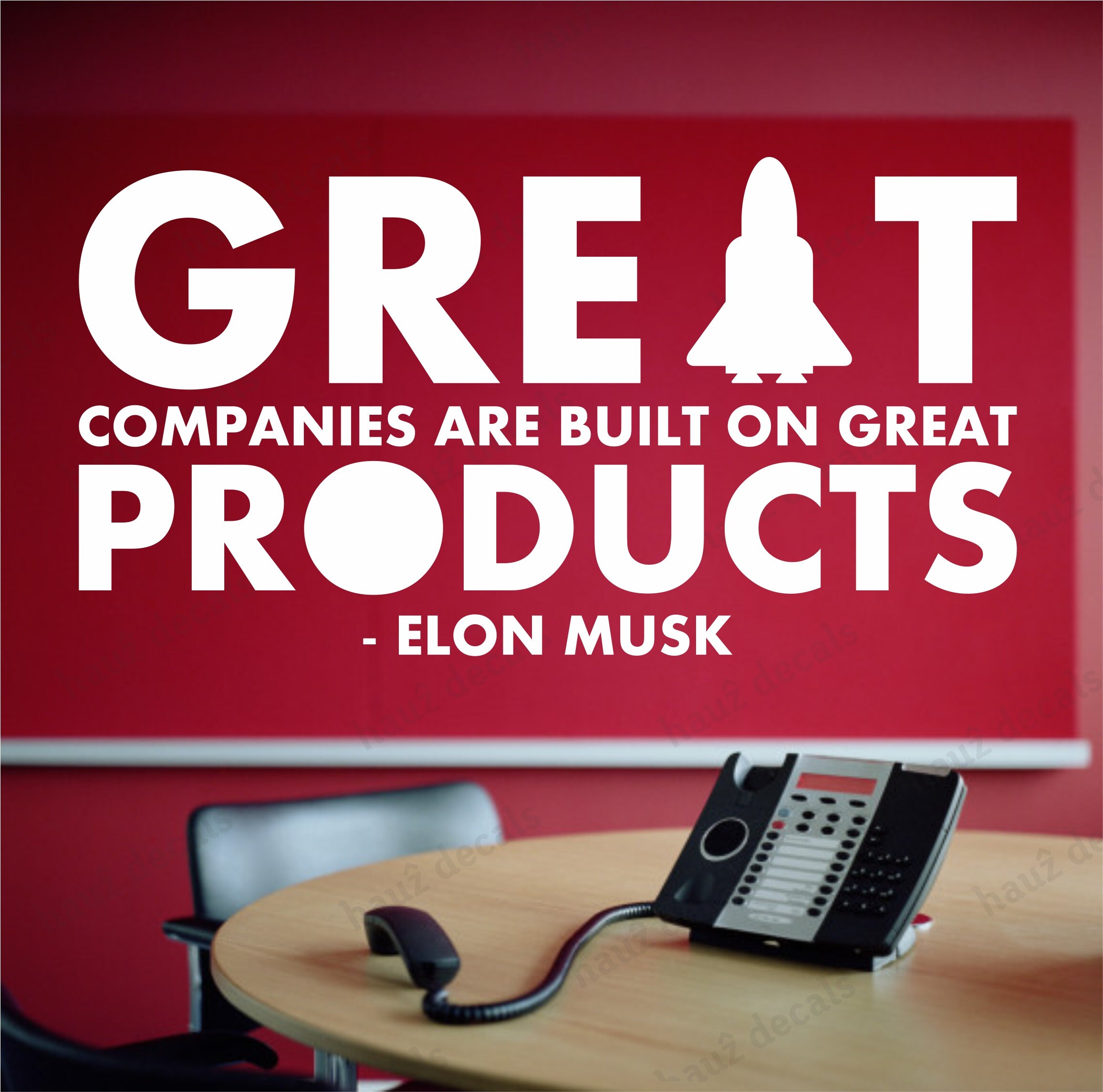 Great Companies Are Built on Great Products Inspirational Wall Etsy