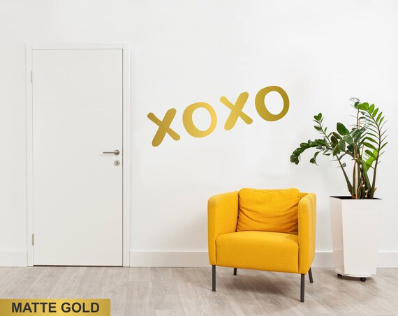 Xoxo Letters Pop Art Wall Decal For Bedroom Living Room Office Walls Fancy Wall Decoration Decal Idea For Girls Teens Kiss Decal