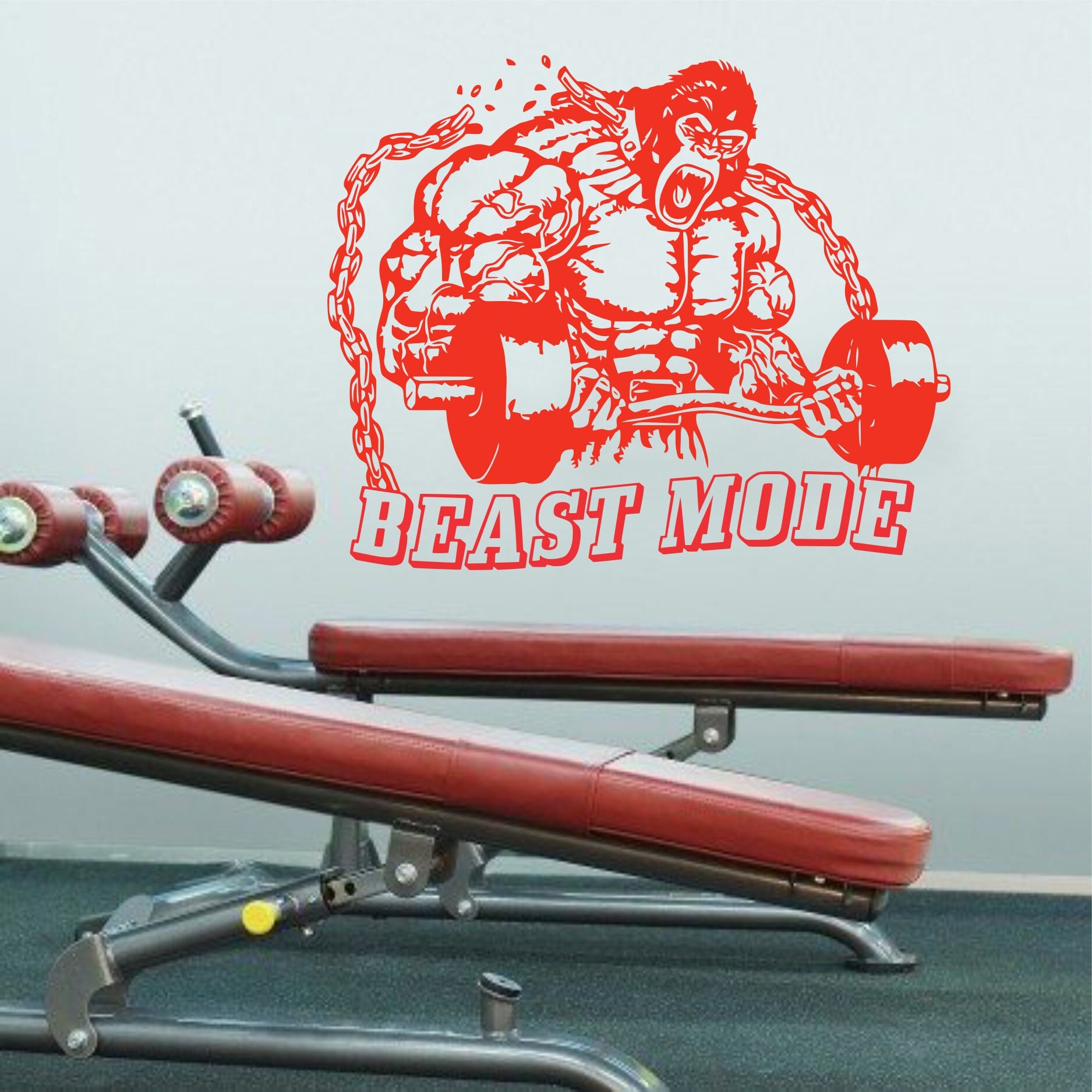 Motivational Wall Decals for Gym Fitness Wall Decal Decor Etsy