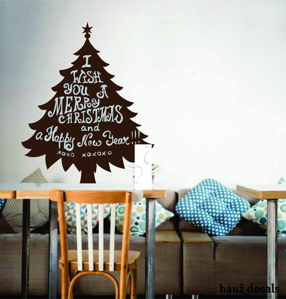 Tree Silhouette Wall Decal For Room Decoration H091a