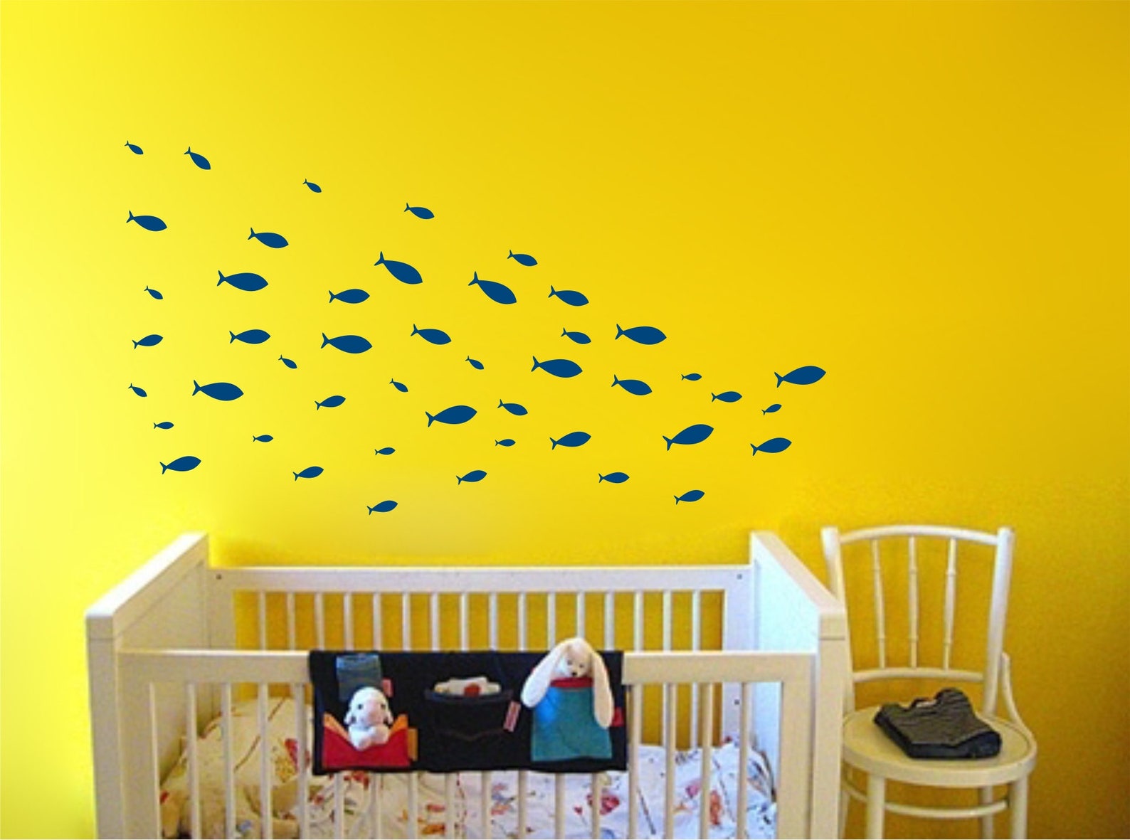 School of Fish Wall Decal for Nursery Children's Room Etsy UK