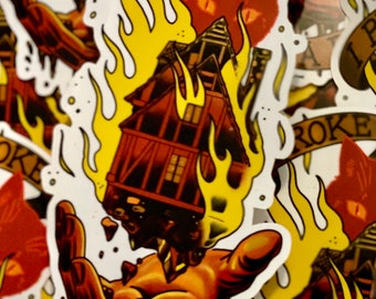 Caleb Widogast - Rôle critique (Mighty Nein) - Tatouage flash - Grand sticker