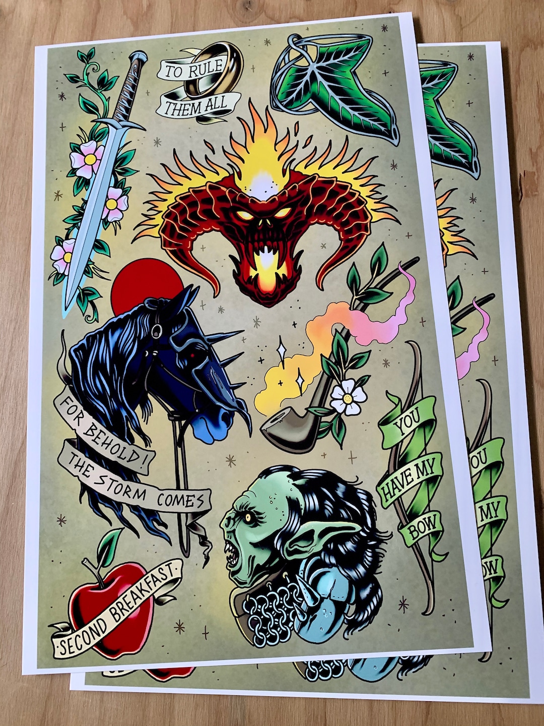 Solbaer - • Balrog • Esta pieza de @irisblacktattoo es parte de una pierna  completa con temática del señor de los anillos! Estamos deseando verla  terminada para enseñarosla! . Para información o, image size:1080x1440