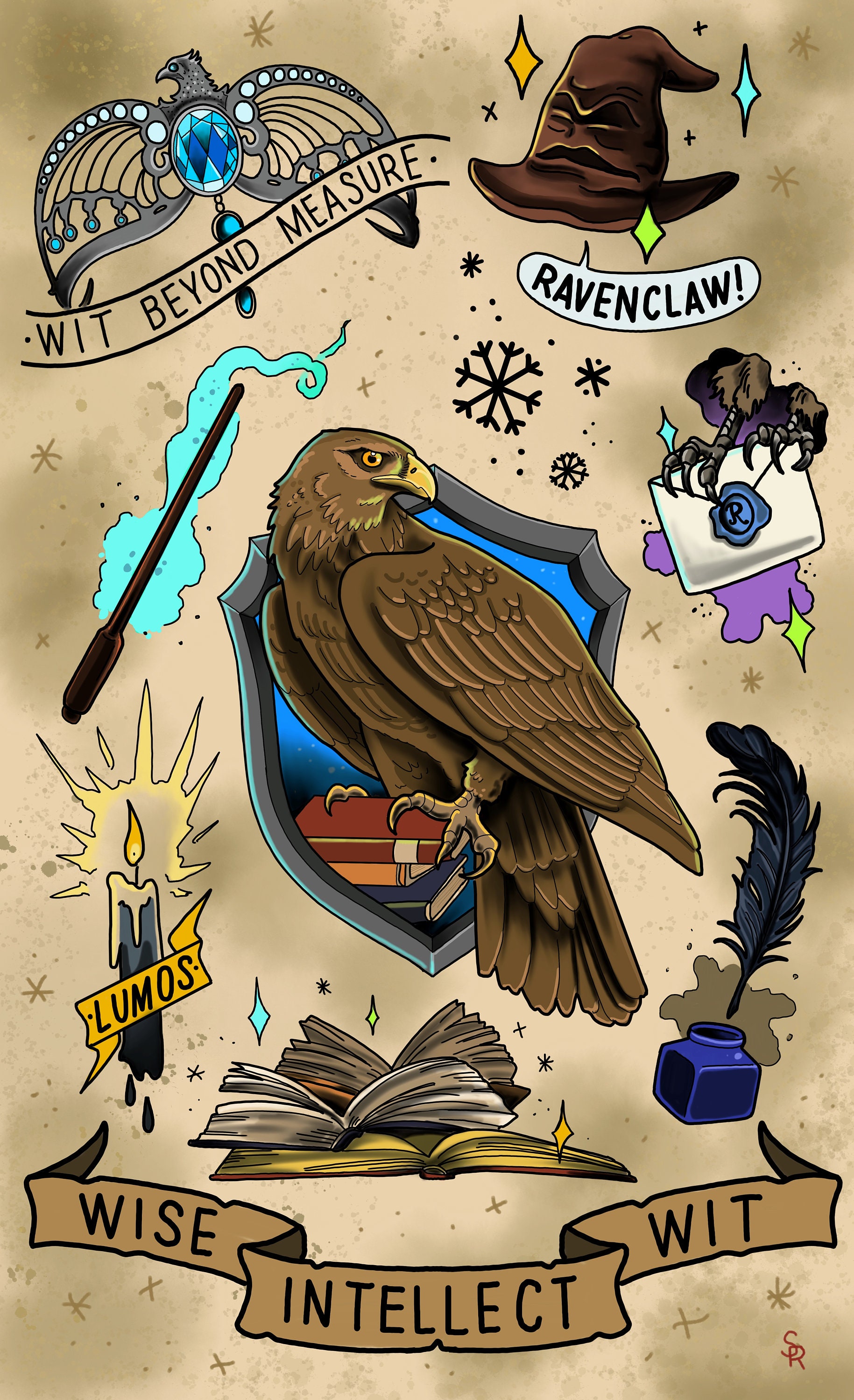 Carteira de Homem Ravenclaw - Harry Potter