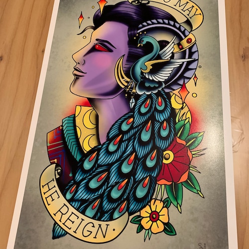 Mighty Nein critical Role Tattoo Flash Sheet Art Print Etsy Australia