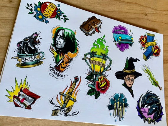 Harry Potter Tattoos for Kids Party Favors Bundle 75 Ct Harry