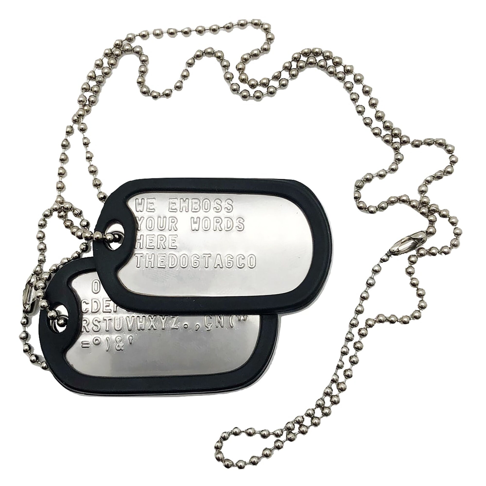 Personalised army tags Clearance