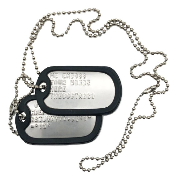 mil spec dog tags