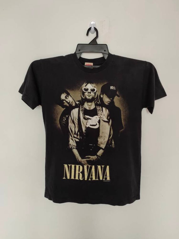 Vintage 90s Nirvana Band Tshirt Size Medium Kurt K