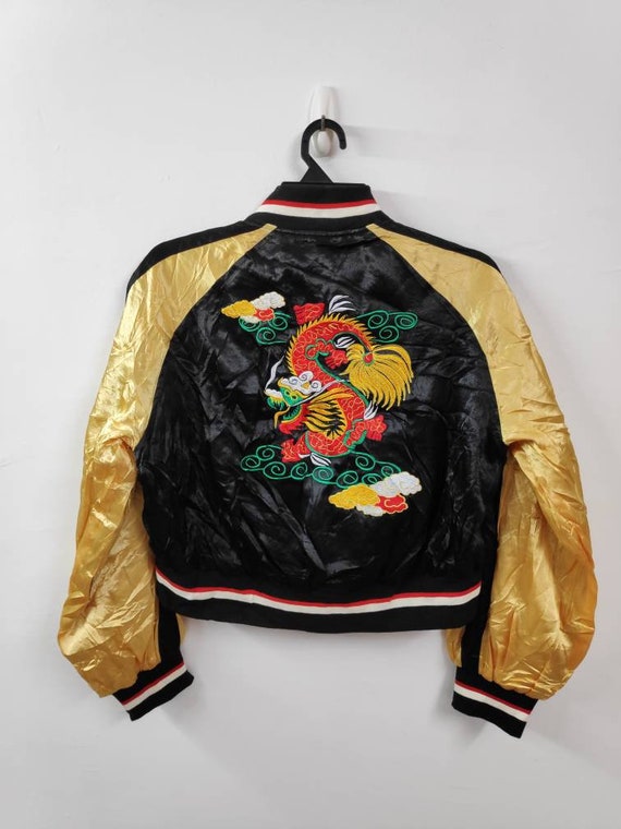 Sale! Vintage Sukajan Dragon Embroidery Size Small