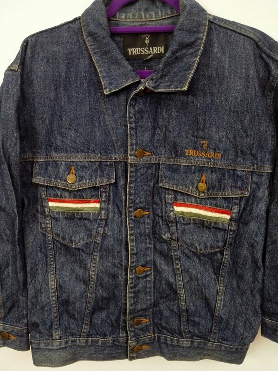 trussardi jeans jacket