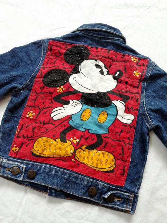 vintage mickey mouse jeans