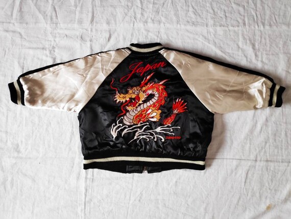 Sale! Vintage Sukajan Japan Dragon Embroidery Size