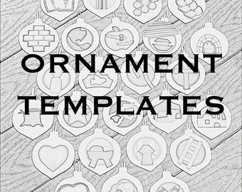 Jesse Tree Ornament Templates/Tutorial- SALE