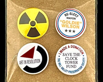 The Back to the Future Collection - 25mm button badges