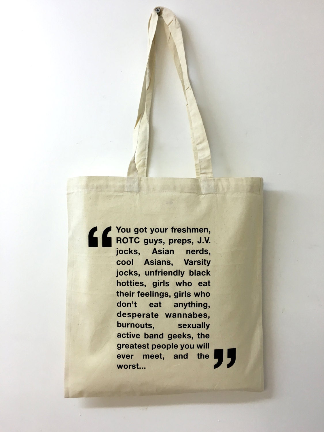 Beware of the Plastics Shopper/market Bag Inspired by Mean Girls - Etsy UK