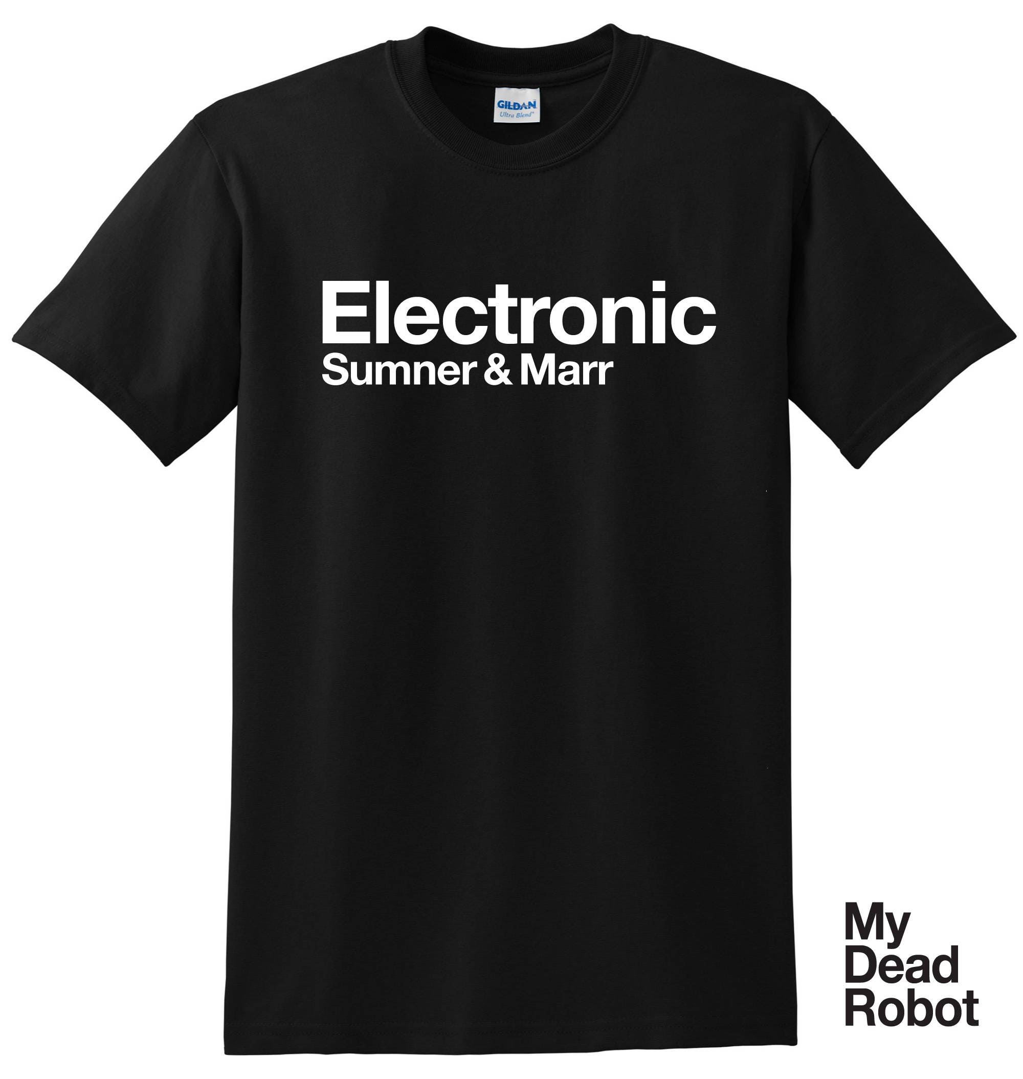 Electronic band Bernard Sumner Johnny Marr Tee Etsy UK
