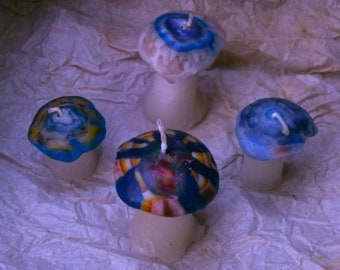 Juego de velas con forma de hongo Millifiore