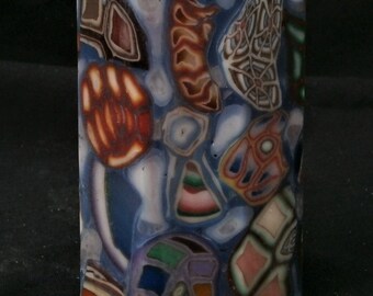 Vela octogonal con patrón aleatorio