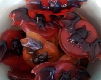 Soap - Baby Bats - Halloween Soaps - Halloween Soap Set - Cute Mini Soaps