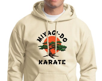 Miyagi-do Karate Kid ADULT Unisex Hooded Sweatshirt Bonsai Miyagi-do Karate Kid ADULT Unisex Hooded Sweatshirt Bonsai