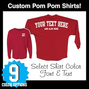 Design your own spirit jersey top