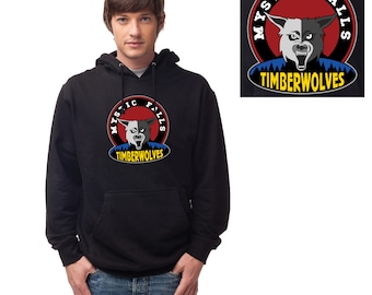Mystic Falls Timberwolves Legacies Midweight Hooded Sweatshirt Legacies Boarding School Mikaelson Saltzman Vampire Dairies Stallions School