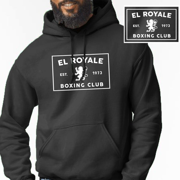 Black El Royale Boxing Club Sweatshirt Hoodie RIVERDALE Archie Andrews Boxing Club Hooded Pullover Riverdale / Mad Dog / Jughead / TV Show