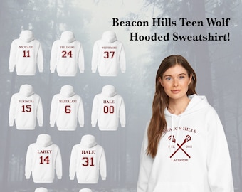 Teen Wolf - Beacon Hills lacrosse Hoodie - Stilinski - McCall - Hale -  Lahey 