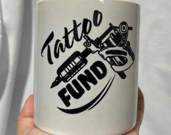 Tattoo Fund Piggy Bank / Money Jar / Save Up