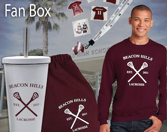 Beacon Hills Teen Wolf Lacrosse Fan Box Scott McCall 11 Hoodie Stiles Stilinksi 24 Lacrosse Hoodie / TV Shows & Entertainment