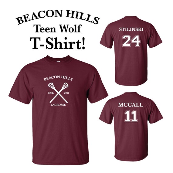 Beacon Hills Stilinski 24 Lacrosse Teen Wolf Inspired Tshirt Beacon Hills Stilinski 24 Lacrosse Teen Wolf Inspired Tshirt