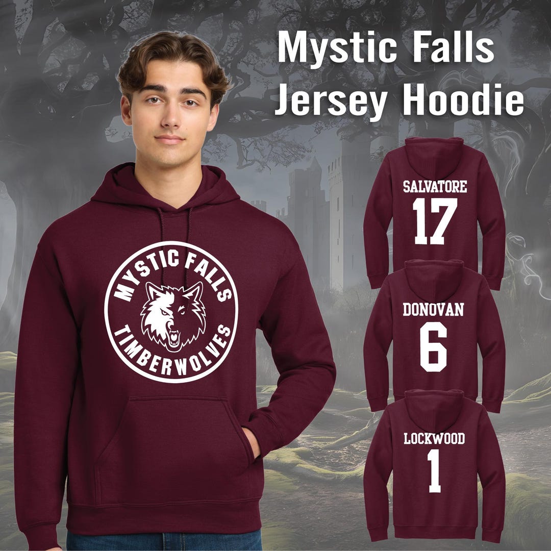 Mystic Falls Felpa The Vampire Diaries Felpe Tvd Vampire Diaries