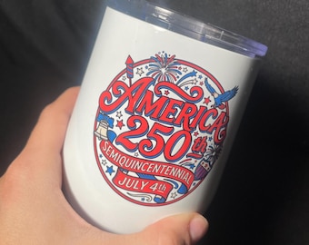 America 250th Wine Tumbler / Stainless / 4th of July