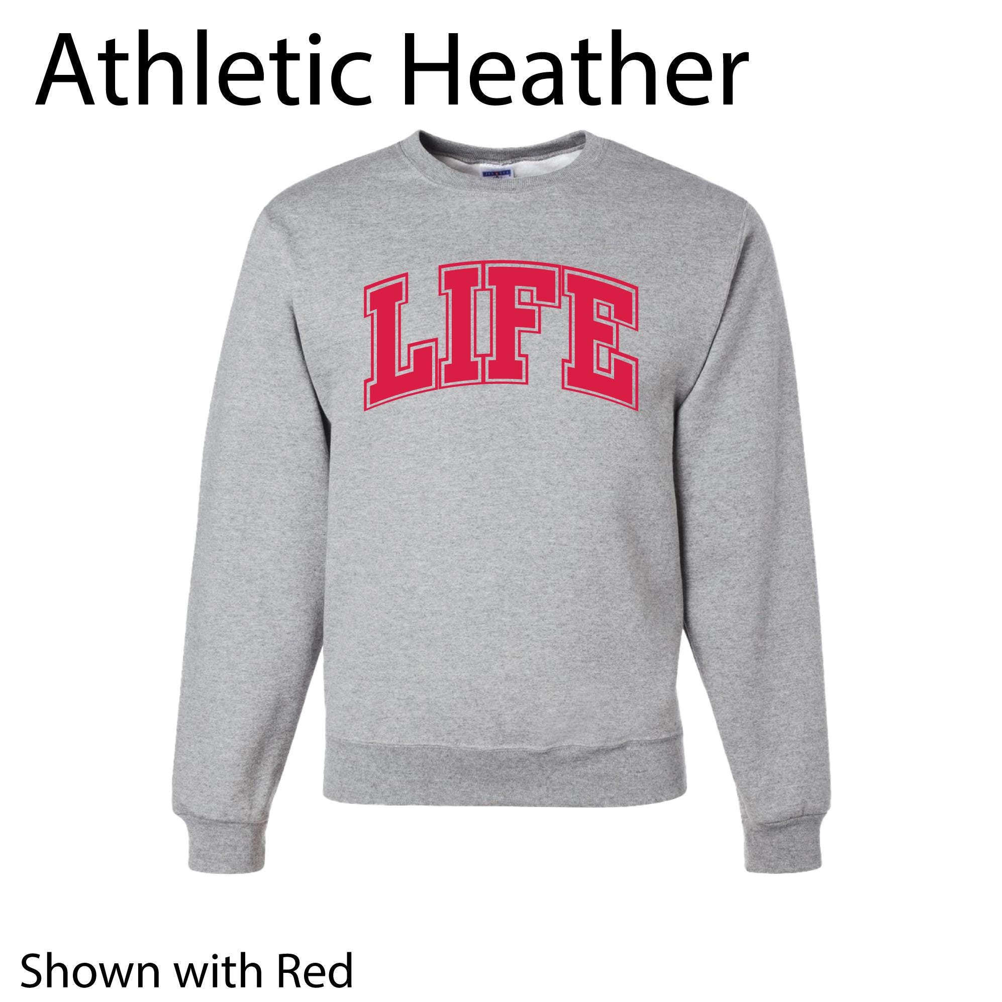 Sweaters Life Life Unisex Crew Neck Sweatshirt / Life Inspired Pull Over Crewneck ...