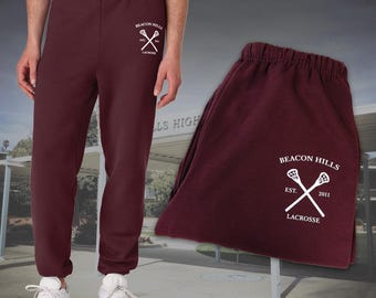 Beacon Hills Lacrosse Sweatpants / Sports Scott McCall 11 Stiles Stilinski 24 Lacrosse / TV Shows / Lahey / Hale