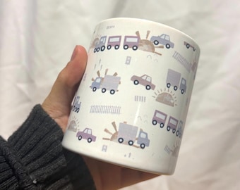 Boho piggy bank / Gifts / Boys / Trucks