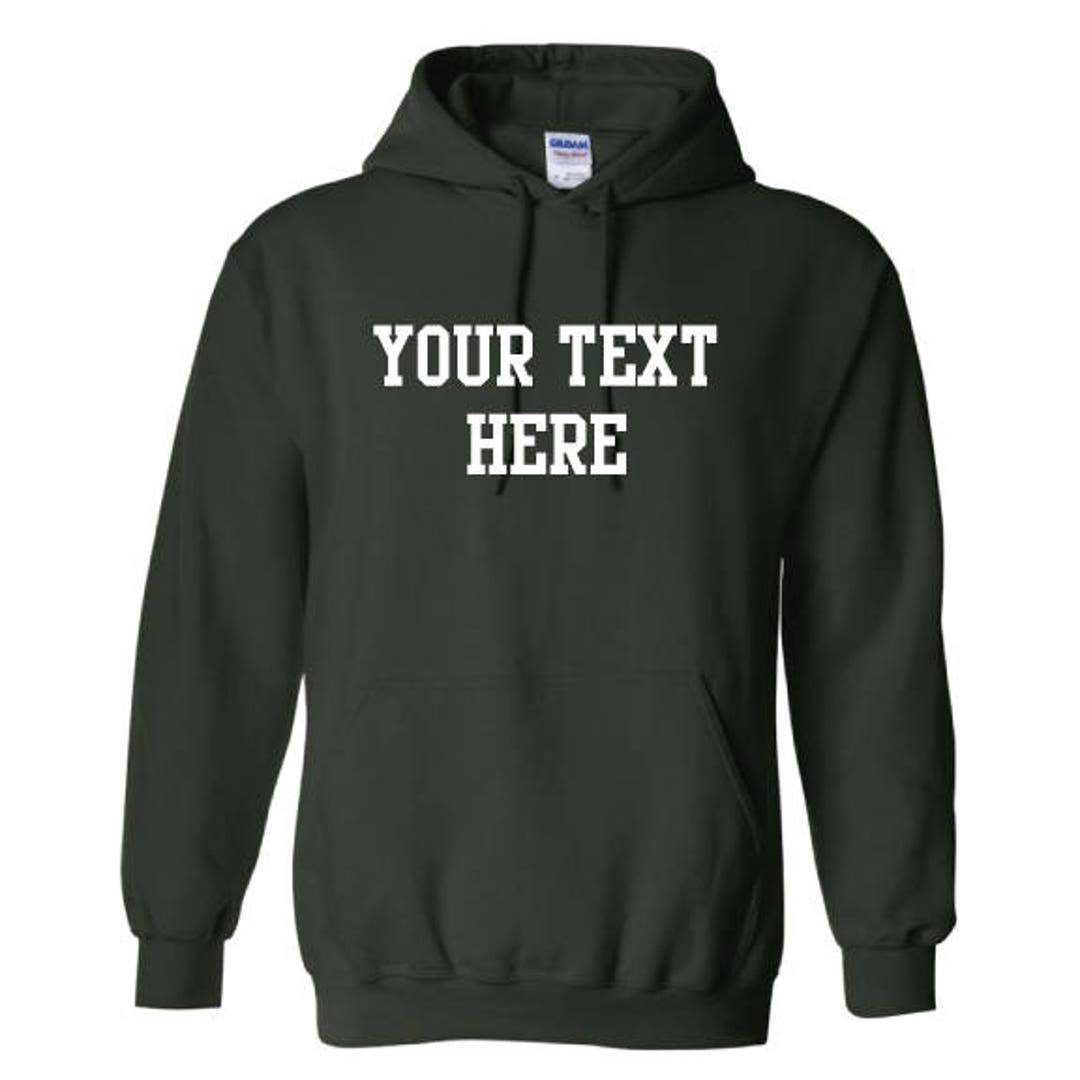 Custom Unisex Adult Hooded Sweatshirt / Personalize Adult - Etsy