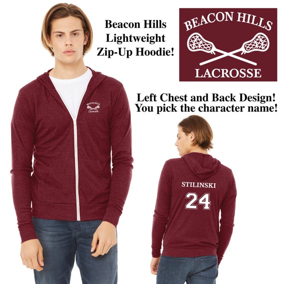 Beacon Hills Lacrosse Hoodie Teen Wolf McCall Stilinski Lahey Unisex  Sweatshirt. 