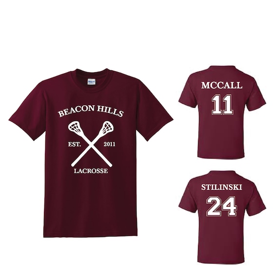 Teen Wolf Beacon Hills Lacrosse Unisex T-shirt Short Sleeve - Etsy España