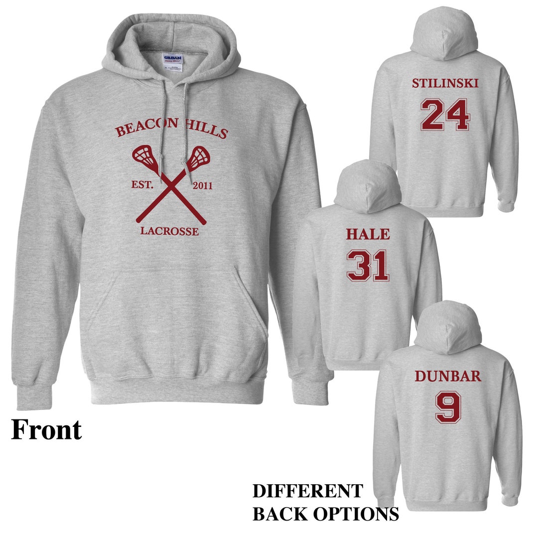 Teen Wolf Beacon Hills Lacrosse Crewneck Sports Scott Mccall 