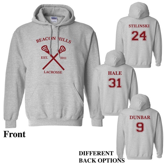 Teen Wolf - Beacon Hills lacrosse Hoodie - Stilinski - McCall - Hale -  Lahey 