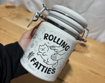 Rolling Fatties / Storge jar / Sealed / Ceramic