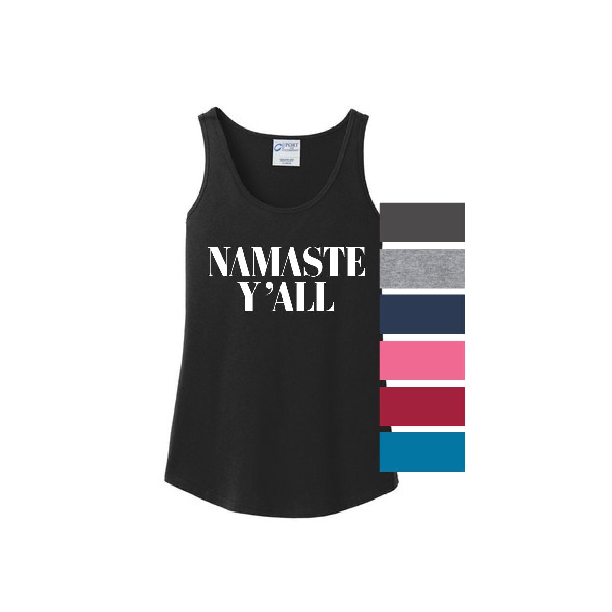 Cute Southern Namaste Y'all Yoga Cowboy Boots T-Shirt Cute Southern Namaste Y'all Yoga Cowboy Boots T-Shirt