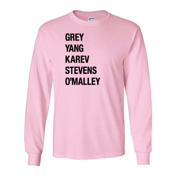 Grey's anatomy hotsell long sleeve shirt
