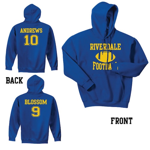 Riverdale Football Hooded Sweatshirt Sports Archie Andrews 10 - Etsy