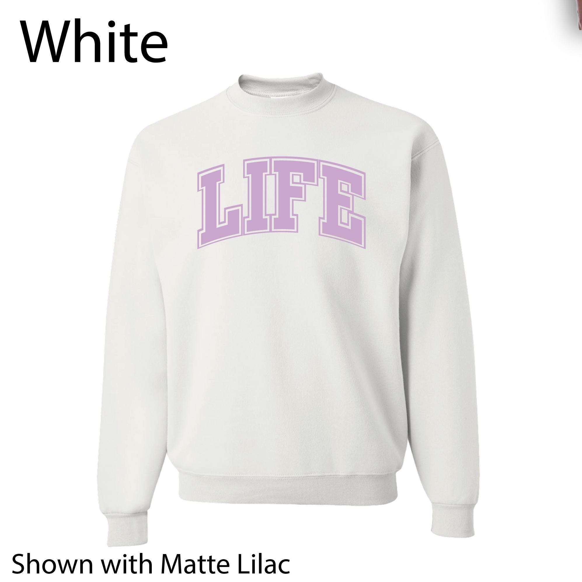 Sweaters Life Life Unisex Crew Neck Sweatshirt / Life Inspired Pull Over Crewneck ...