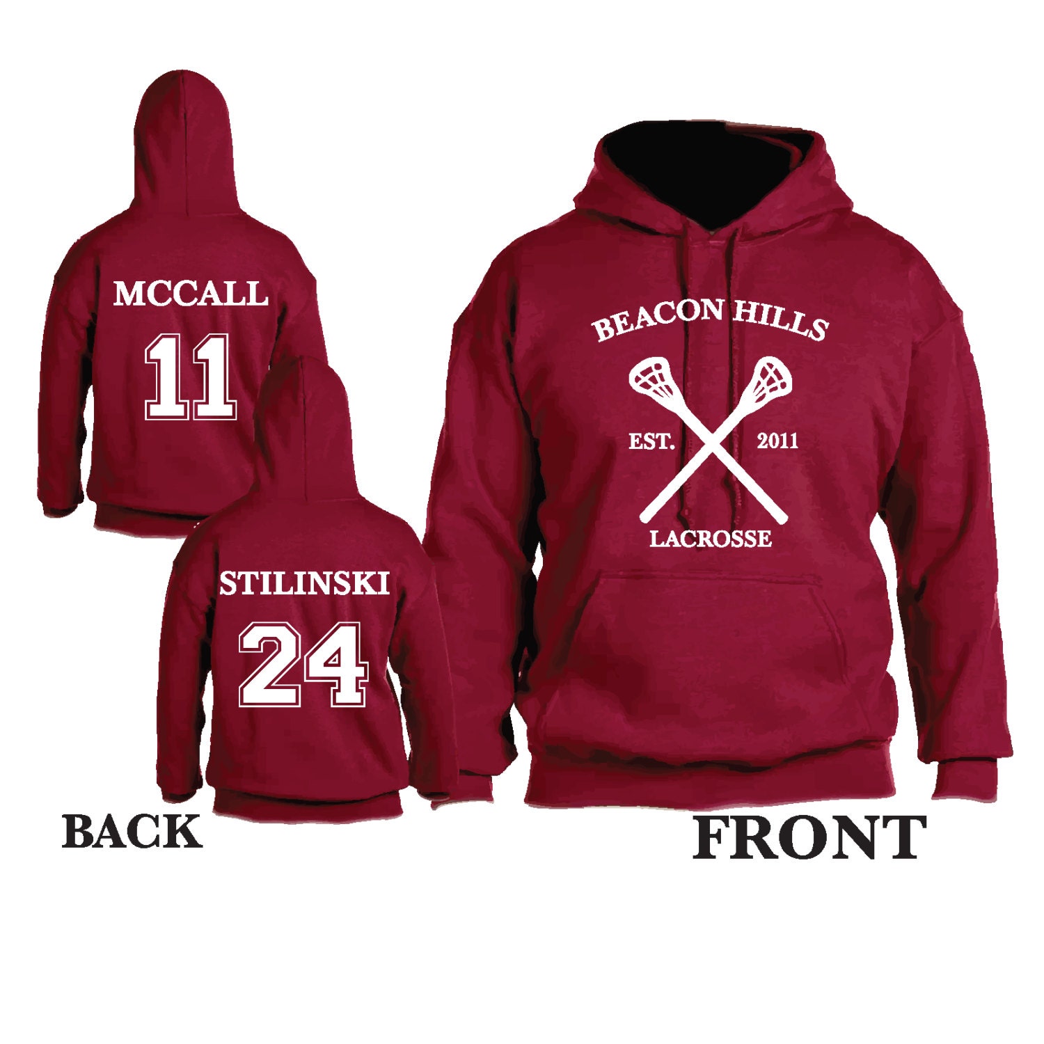 Stiles Stilinski 24 Beacon Hills Cyclones Hockey Jersey Teen Wolf TV Series  White