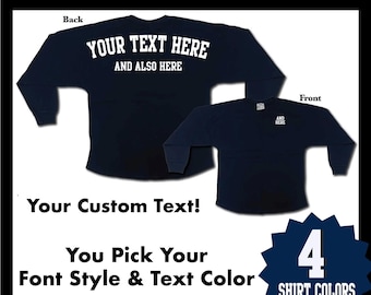 J America Custom Pom Pom Shirt / Personalized J America Billboard Jersey / J America Spirit Wear / Spirit Wear / Gifts For Her