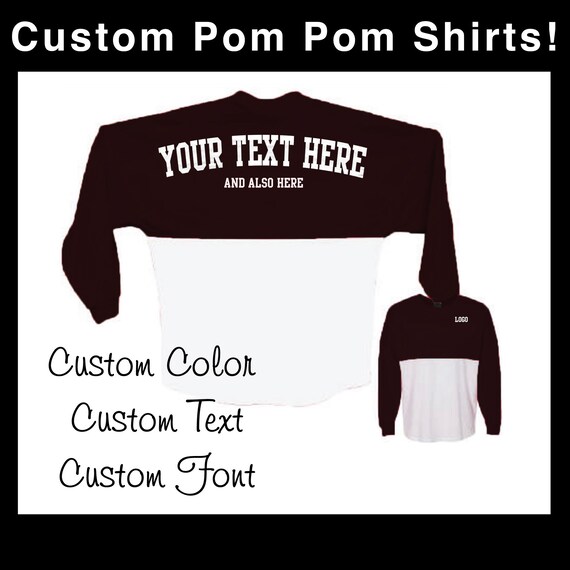 custom pom pom jersey